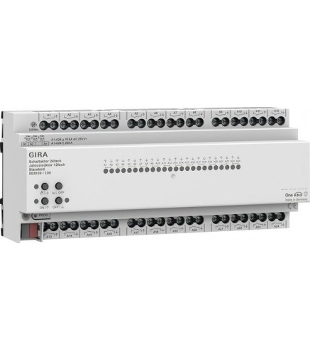 GIRA aktor przekaźnikowy/żaluzjowy 24x/12x 16 A standard KNX ONE 503000