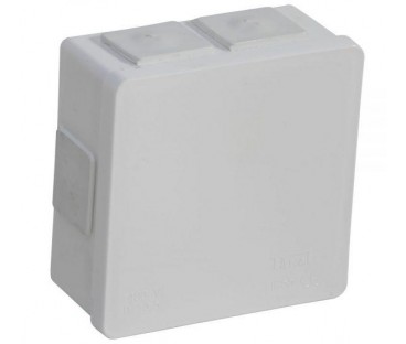 Puszka natynkowa pusta 6 wlotów VIPLAST VP-02 klik BIAŁA IP55 86x86x40mm 002-01