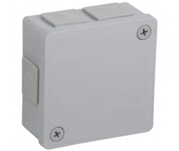 Puszka natynkowa pusta 6 wlotów VIPLAST VP-22 SZARA IP55 86x86x40mm 022-03
