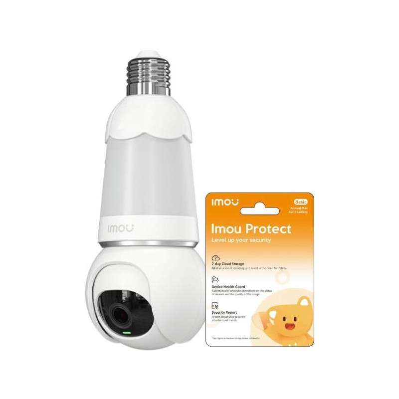 Kamera IP Imou kamera żarówka Bulb Cam z chmurą Imou Protect na rok