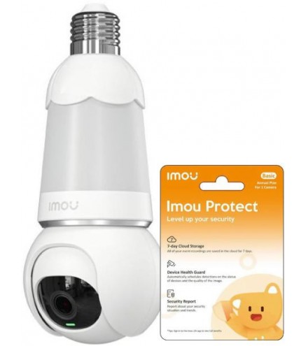 Kamera IP Imou kamera żarówka Bulb Cam z chmurą Imou Protect na rok