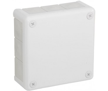 Puszka natynkowa pusta 12 wlotów VIPLAST VP-51 BIAŁA IP55 118x118x46mm 051-01