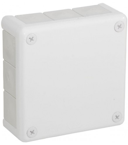 Puszka natynkowa pusta 12 wlotów VIPLAST VP-51 BIAŁA IP55 118x118x46mm 051-01