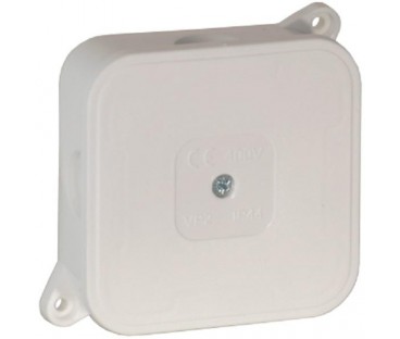 Puszka natynkowa pusta 4 wlotów VIPLAST VP-2 BIAŁA IP44 85x85x35mm 027-01