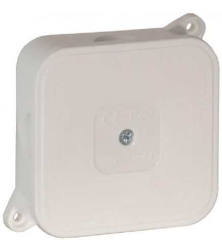 Puszka natynkowa pusta 4 wlotów VIPLAST VP-2 BIAŁA IP44 85x85x35mm 027-01