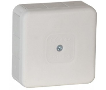 Puszka natynkowa pusta 12 wlotów VIPLAST VP-31 BIAŁA IP55 85x85x37mm 031-01