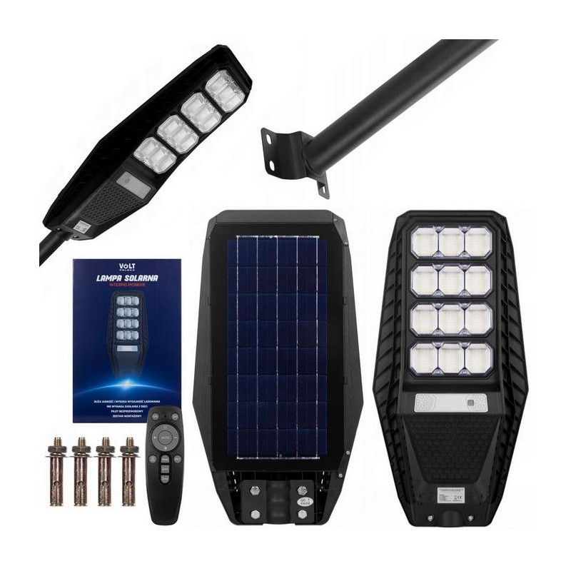 Lampa solarna VOLT POLSKA PIONEER 240 + panel 18W + 18.000mAh + pilot