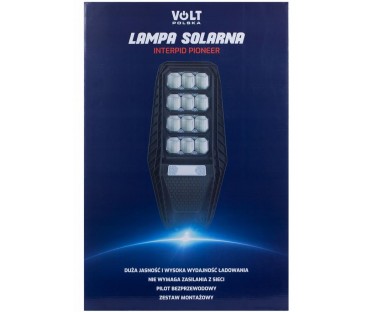 Lampa solarna VOLT POLSKA PIONEER 240 + panel 18W + 18.000mAh + pilot