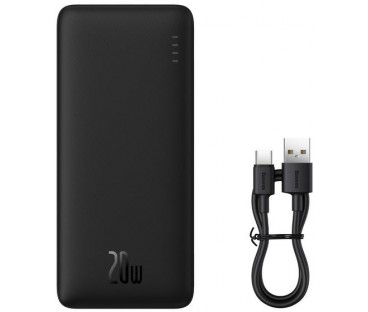 Powerbank Baseus Airpow PPQD090001 10000mAh 20W PD QC 20W USB-A USB-C + kabel