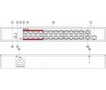 Switch Hikvision DS-3E1326P-EI/M