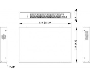 Switch Hikvision DS-3E1326P-EI/M