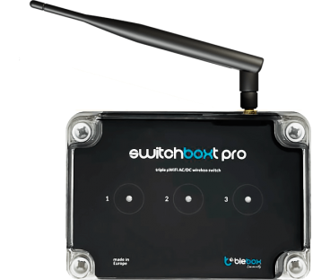 Moduł przekaźnikowy switchboxt pro z zewnętrzną anteną Blebox