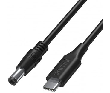 Unitek Kabel zasilający do laptopa 65W USB-C - DC5,5mm