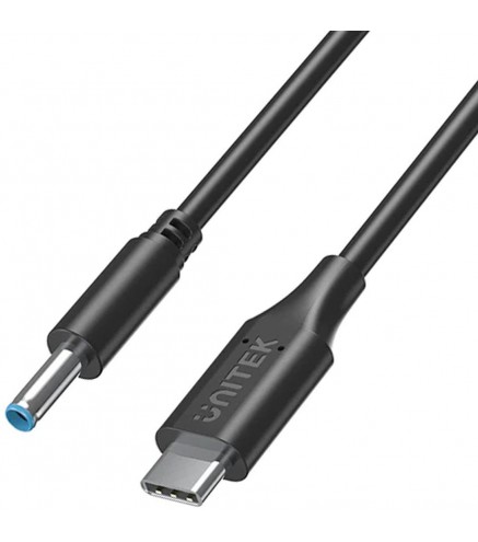 Unitek Kabel zasilający do laptopa HP 65W USB-C - DC4,5mm