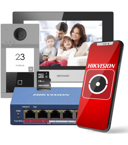 ZESTAW WIDEODOMOFONOWY HIKVISION DS-KIS604-S(C)(O-STD)/eu
