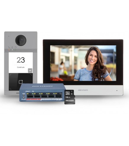 ZESTAW WIDEODOMOFONOWY HIKVISION DS-KIS604-S(C)(O-STD)/eu