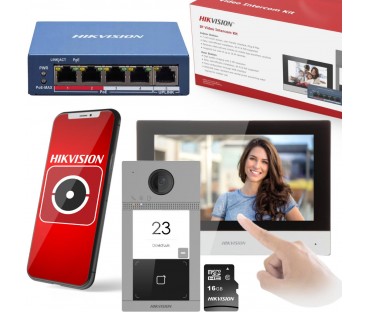 ZESTAW WIDEODOMOFONOWY HIKVISION DS-KIS604-S(C)(O-STD)/eu