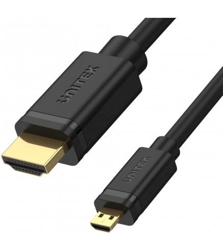 Unitek Kabel micro HDMI - HDMI 2.0 4K 60Hz 2 m