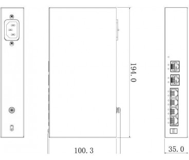 SWITCH DAHUA PFS3006-4ET-36