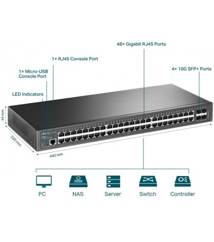 SWITCH TP-LINK TL-SG3452X