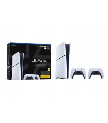 Konsola Sony PlayStation 5 Digital 825GB + 2x kontrolery DualSense 5