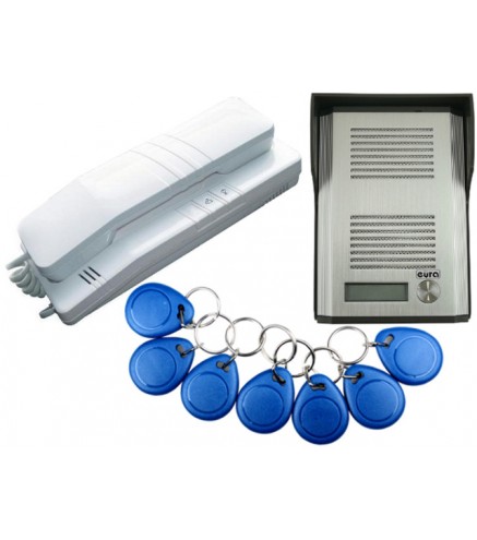 Domofon EURA ADP-41A3 1-rodzinny z czytnikiem RFID (RL-3203ID)