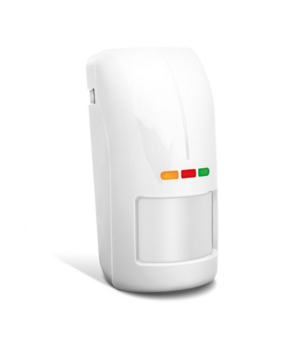 SATEL ZEWNĘTRZNY DUALNY CZUJNIK RUCHU OPAL PRO, BEZ UCHWYTU (BIAŁY)