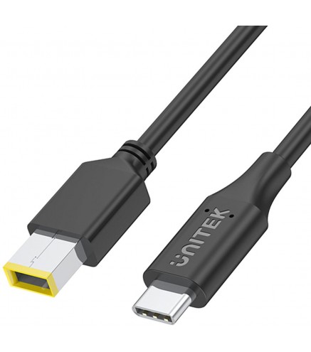 Kabel zasilający Unitek do Lenovo  65W USB-C - DC11*4,5mm