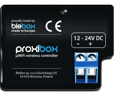 Czujnik zbliżeniowy proxibox z WiFi Blebox