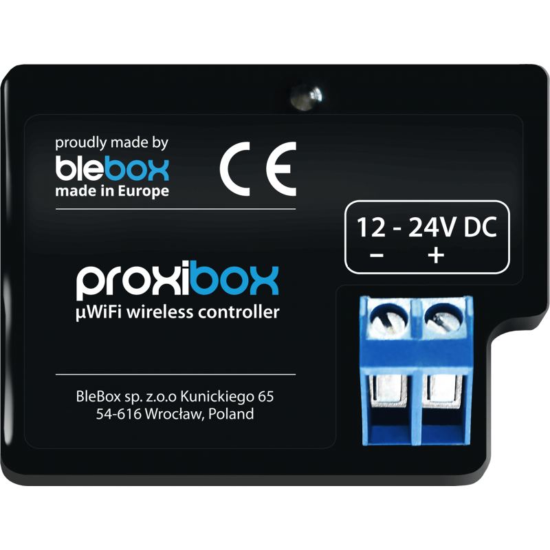 Czujnik zbliżeniowy proxibox z WiFi Blebox