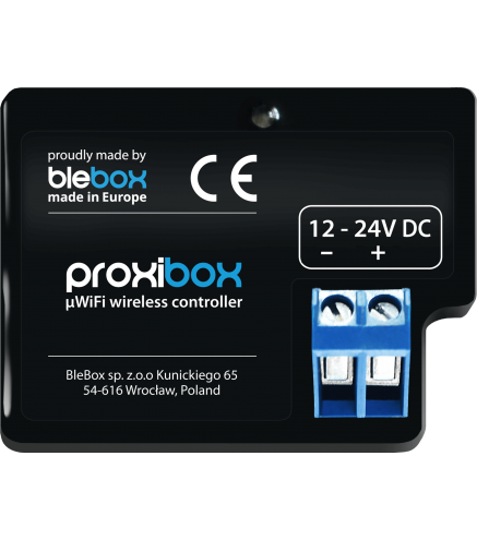 Czujnik zbliżeniowy proxibox z WiFi Blebox
