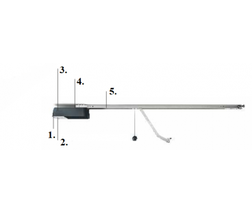 Zestaw NICE SPIDO 600 do bram garażowych (pasek SR16B - 2x 1.6m)
