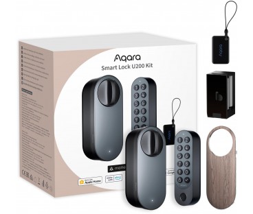 Aqara Smart Lock U200 Kit Czarny | Inteligentny zamek do drzwi |