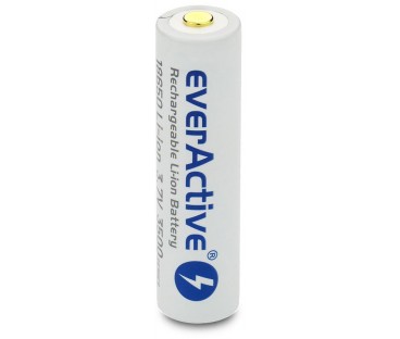 Akumulator 18650 Li-Ion 3,7V everActive 3500mAh (1 szt.) micro-USB z zabezpieczeniem