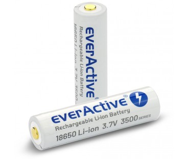 Akumulator 18650 Li-Ion 3,7V everActive 3500mAh (1 szt.) micro-USB z zabezpieczeniem