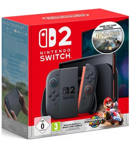 Konsola do gier NINTENDO Switch 2 + 2 gry (Mario Kart World, Hogwarts Legacy)