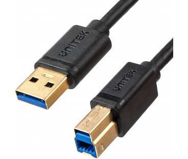 Unitek kabel do drukarki USB-A, USB 3.0, 5 Gbps 2m