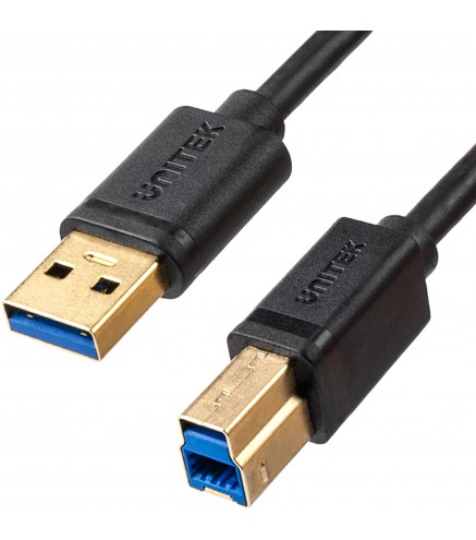 Unitek kabel do drukarki USB-A, USB 3.0, 5 Gbps 2m