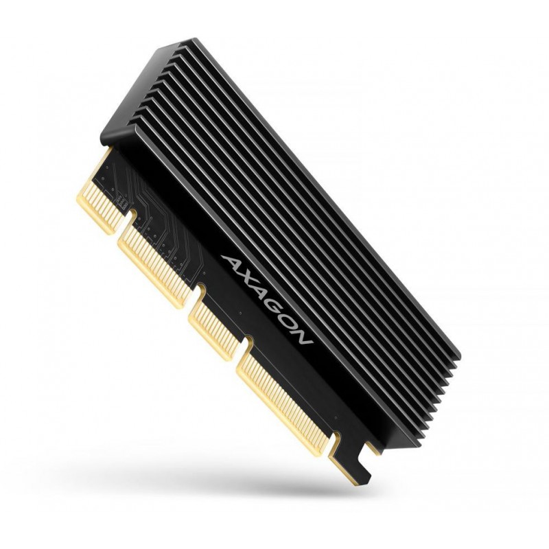 Adapter Axagon PCEM2-XS PCIe x16, M.2 NVMe, chłodnica