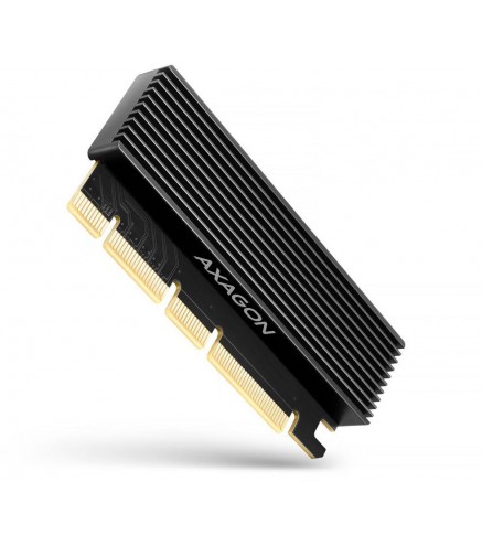 Adapter Axagon PCEM2-XS PCIe x16, M.2 NVMe, chłodnica