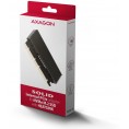 Adapter Axagon PCEM2-XS PCIe x16, M.2 NVMe, chłodnica
