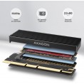 Adapter Axagon PCEM2-XS PCIe x16, M.2 NVMe, chłodnica