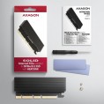 Adapter Axagon PCEM2-XS PCIe x16, M.2 NVMe, chłodnica