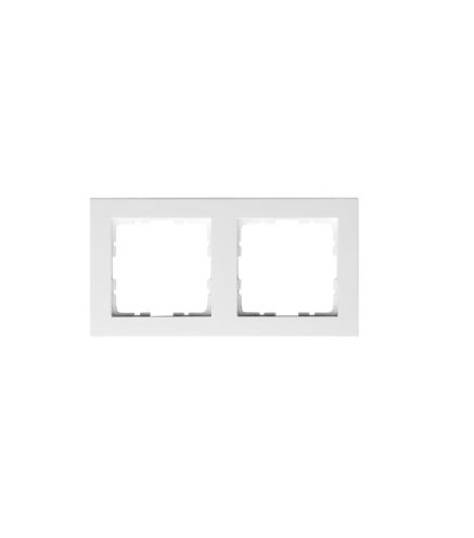 GVS Ramka 2-polowa biały błysz. System 55 do sensorów KNX
