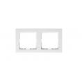 GVS Ramka 2-polowa biały błysz. System 55 do sensorów KNX GVS Ramka 2-polowa biały błysz. System 55 do sensorów KNX