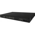 SWITCH POE PULSAR SF116 16-PORTÓW (16xPoE + 2xUPLINK/2xSFP UPLINK)