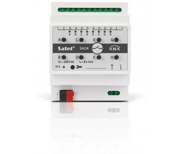 SATEL KNX 8-kanałowy aktor przełączający KNX-SA24