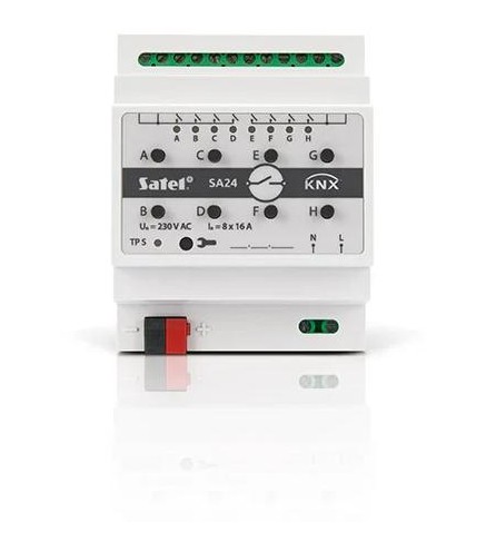 SATEL KNX 8-kanałowy aktor przełączający KNX-SA24