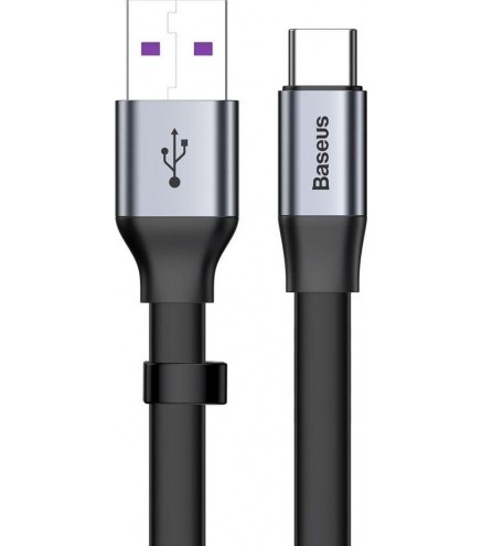 Baseus Simple płaski kabel przewód USB / USB Typ C SuperCharge 5A 40W Quick Charge 3.0 QC 3.0 23cm