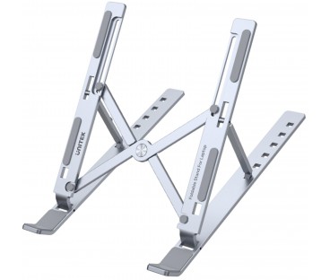 Unitek Podstawka pod laptopa, składana, aluminium